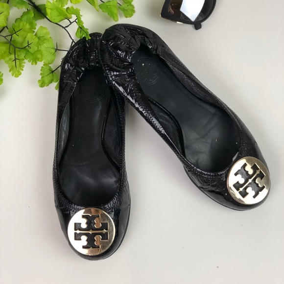 Tory Burch Shoes - TORY BURCH REVA BLACK SZ 7 FLAT SHOES B18